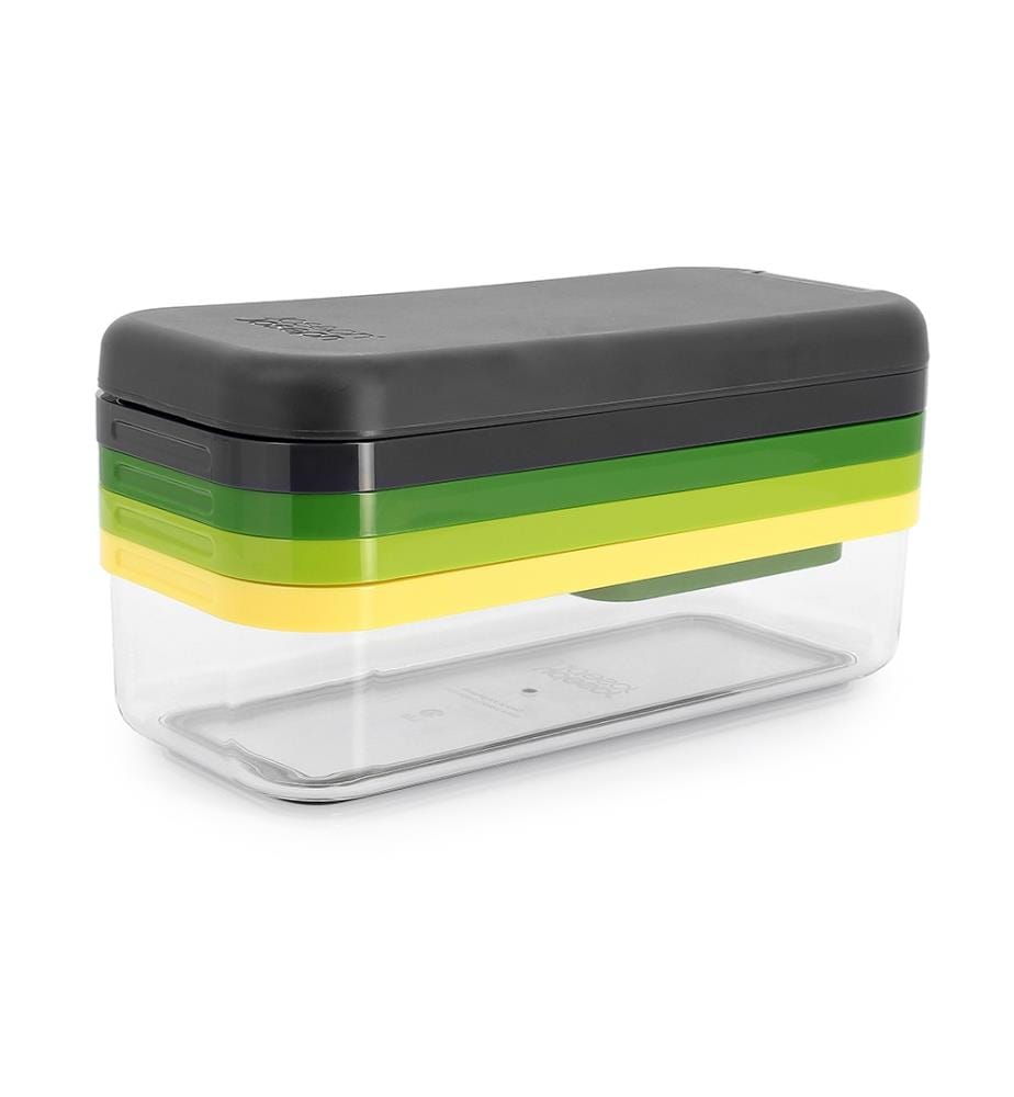 Râpe et éminceur compacts 4 pièces - Multicolore