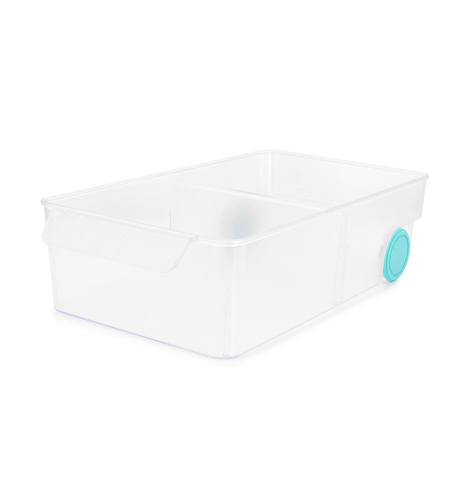 Grand bac de rangement transparent - Transparent