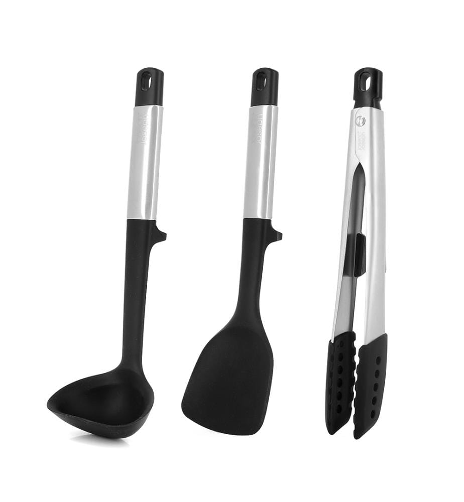 Set de silicone 3 pièces Fusion - Noir et gris
