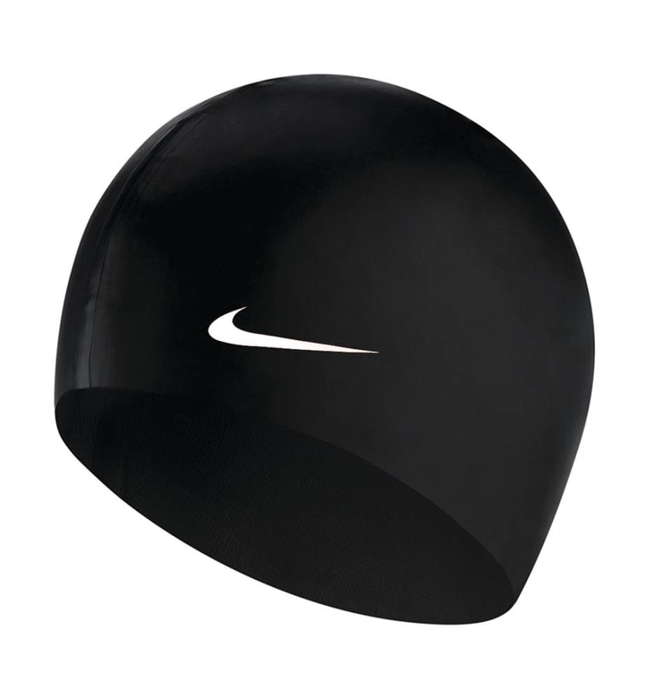Bonnet de Bain en Silicone - Noir Blanc