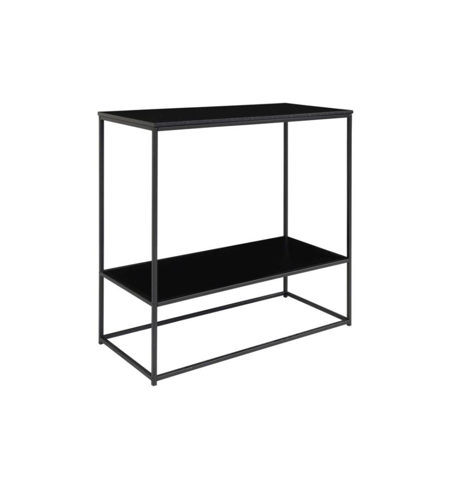 House Nordic - Table console Vita 80 x 80 cm, Noir