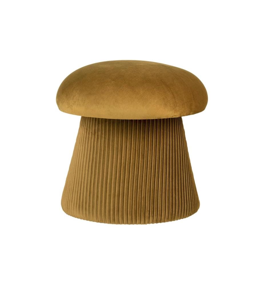 House Nordic - Pouf Hampton brun doré