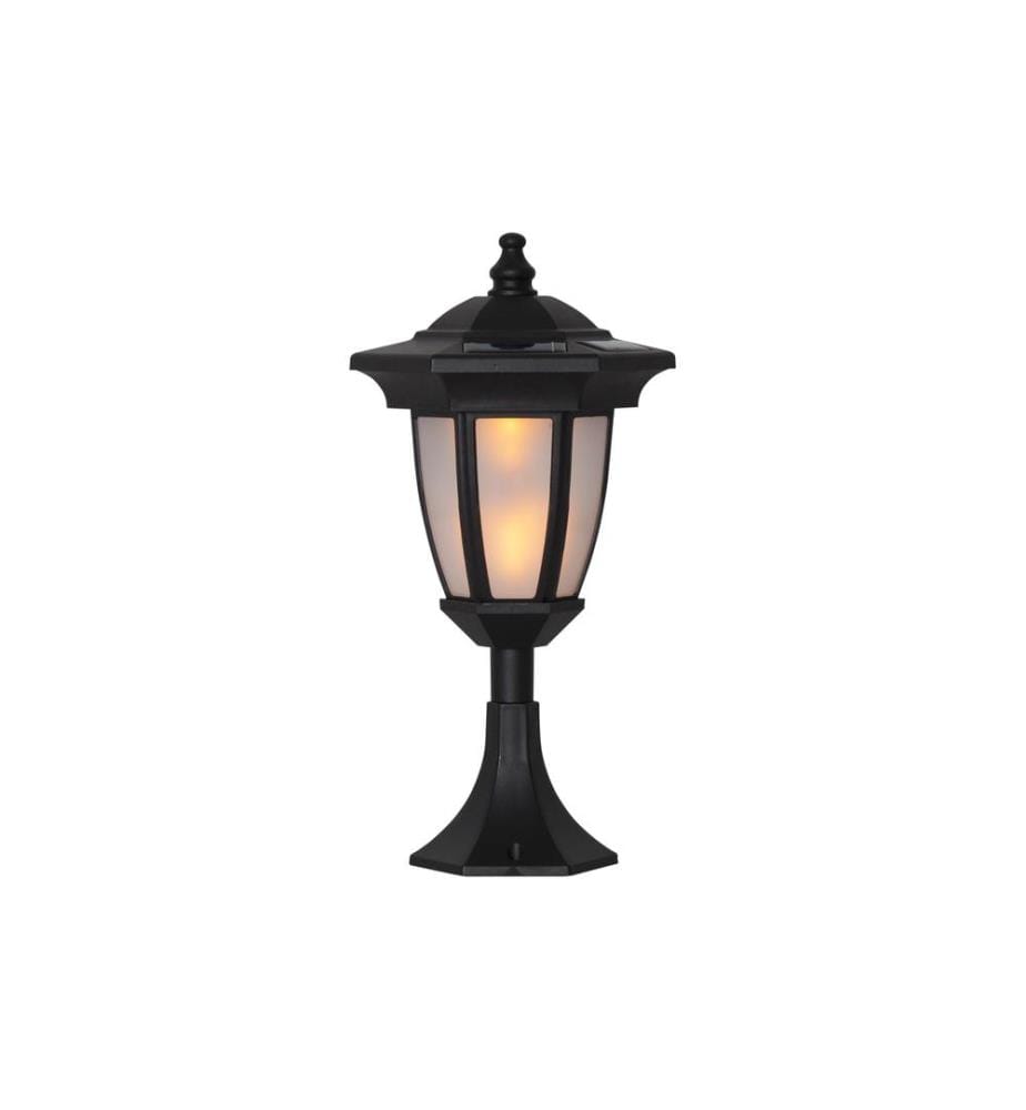 STAR TRADING - Éclairage de jardin Solar Flame, Noir
