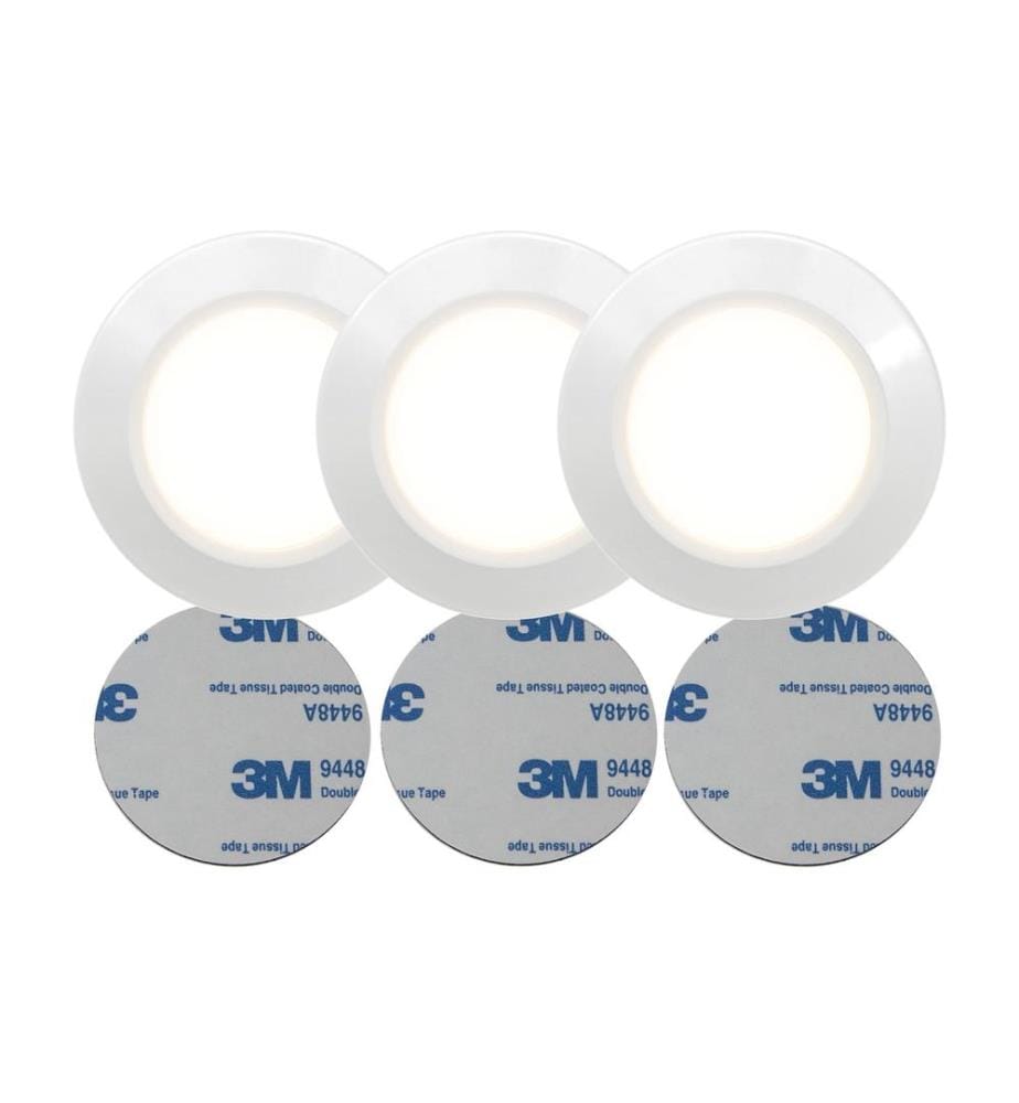 STAR TRADING - Luminaire de soubassement Veilleuse à LED, Ø 6.9 cm, Blanc