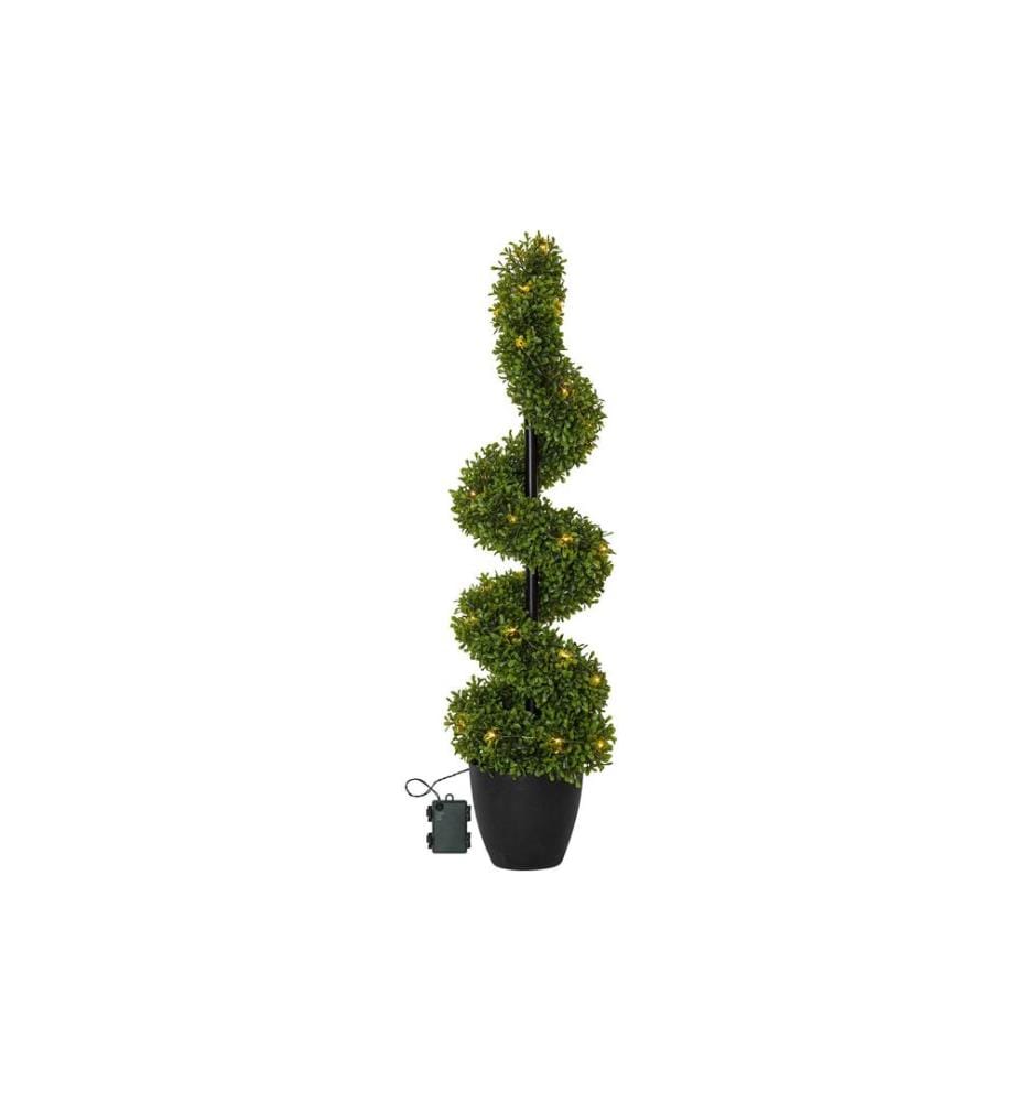 STAR TRADING - Arbre Buxbom, 0.9 m, Vert, 30 LED