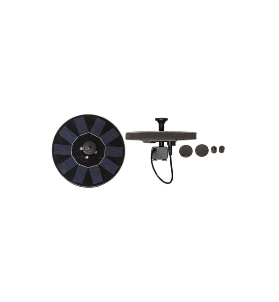 STAR TRADING - Décoration solaire Fountain, RGB, noir, IP68