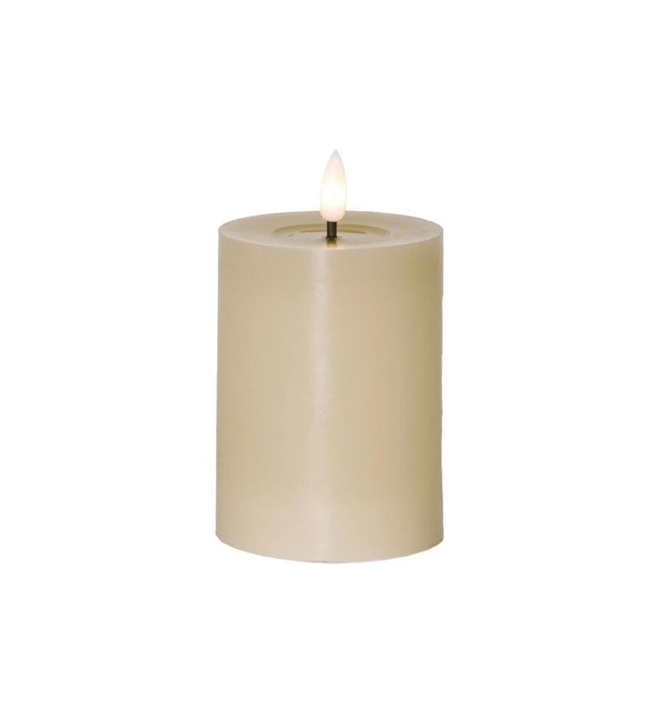 STAR TRADING - Bougie LED Flamme Flow, Beige