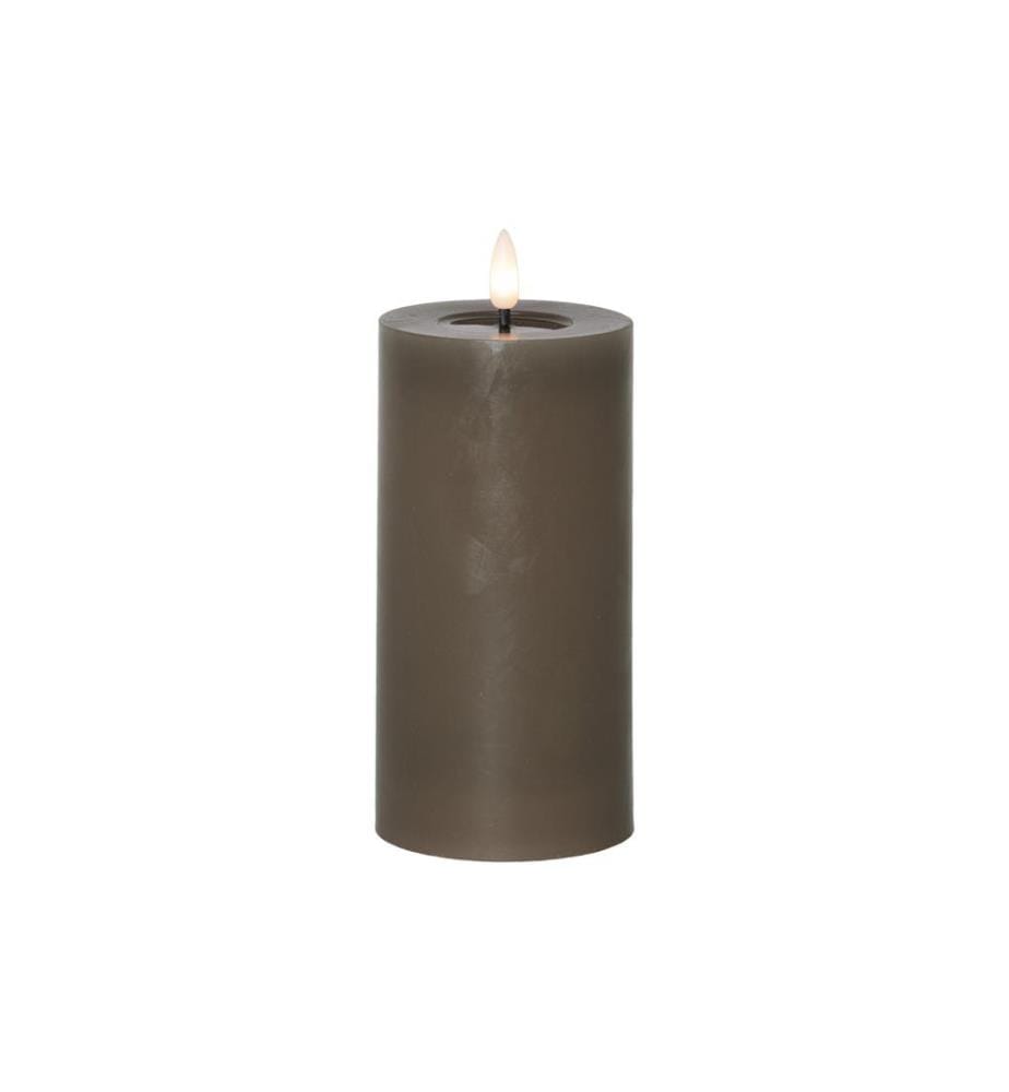 STAR TRADING - Bougie LED Flamme Flow, Marron