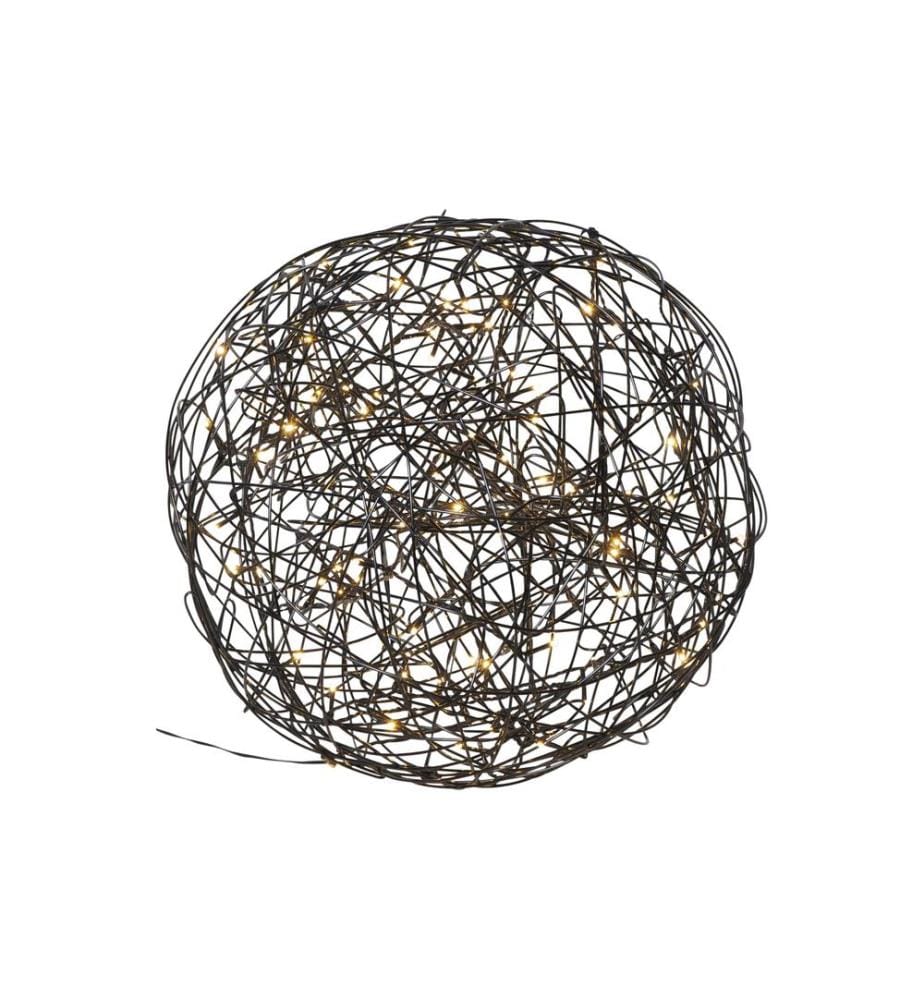 STAR TRADING - Éclairage de jardin Décoration extérieure Trassel Blanc chaud, 100 LED