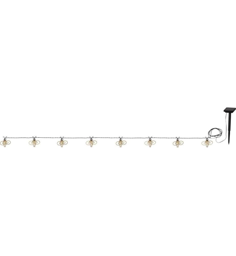 STAR TRADING - Guirlande lumineuse Ailes solaires, Blanc chaud, 8 LED