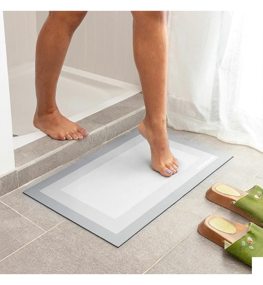 Tapis de Bain Super-absorbant Thrymat - Blanc