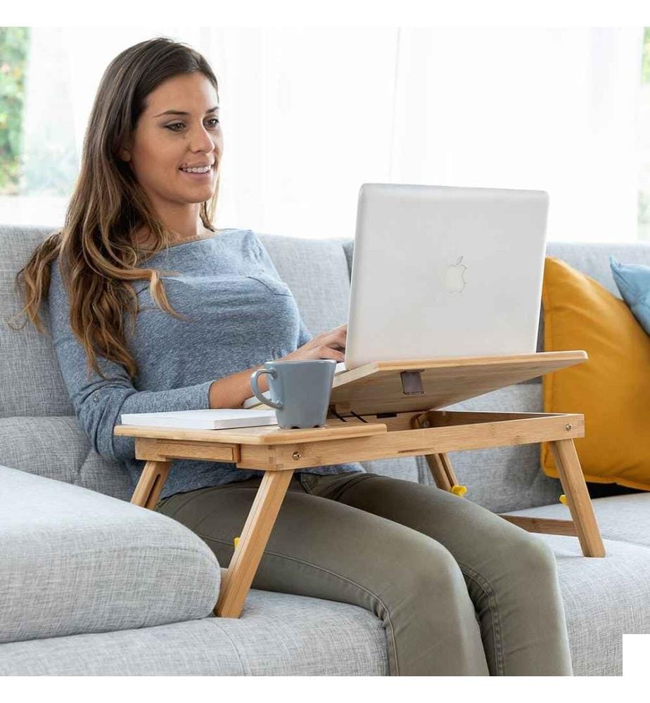 Table pliante d'appoint en bambou Lapwood