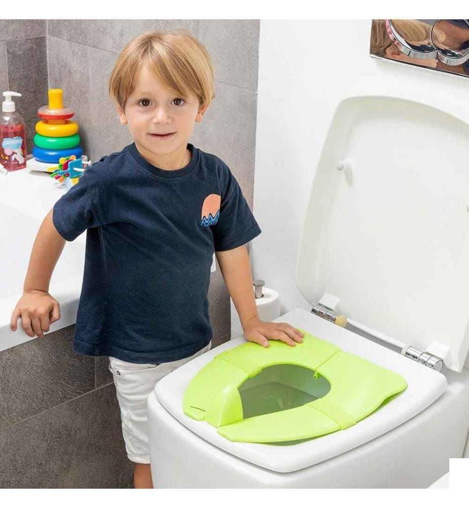 Réducteur de Toilettes Pliable pour Enfants Foltry - Vert