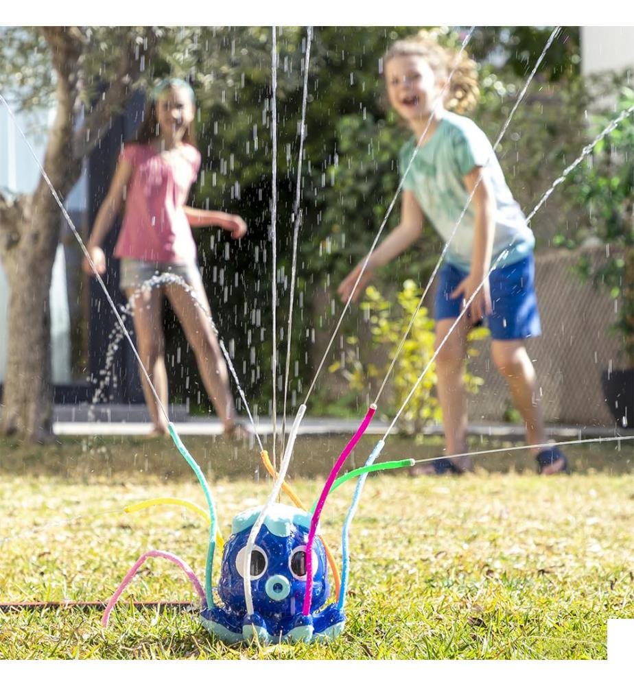 Jouet arroseur et pulvérisateur d'eau Octodrop - Bleu
