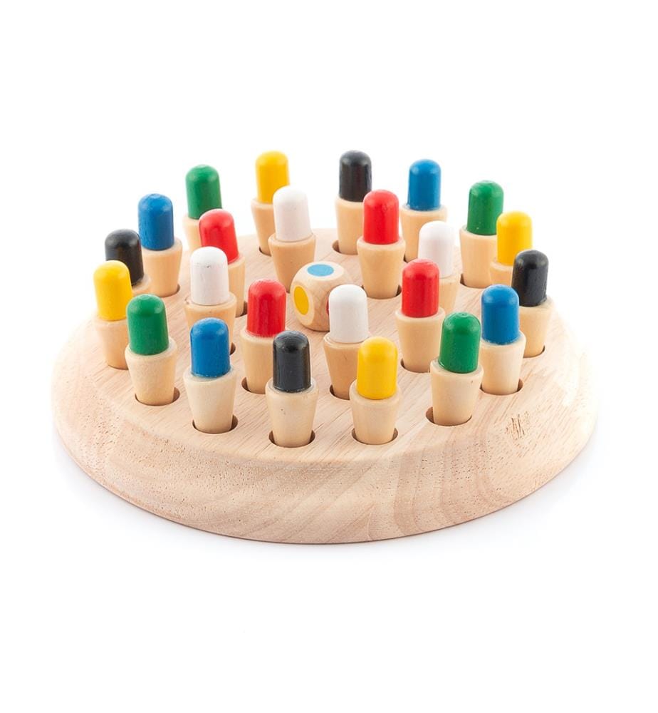 Jeux de mémoire en bois Taeda 26 Pièces - Multicolore