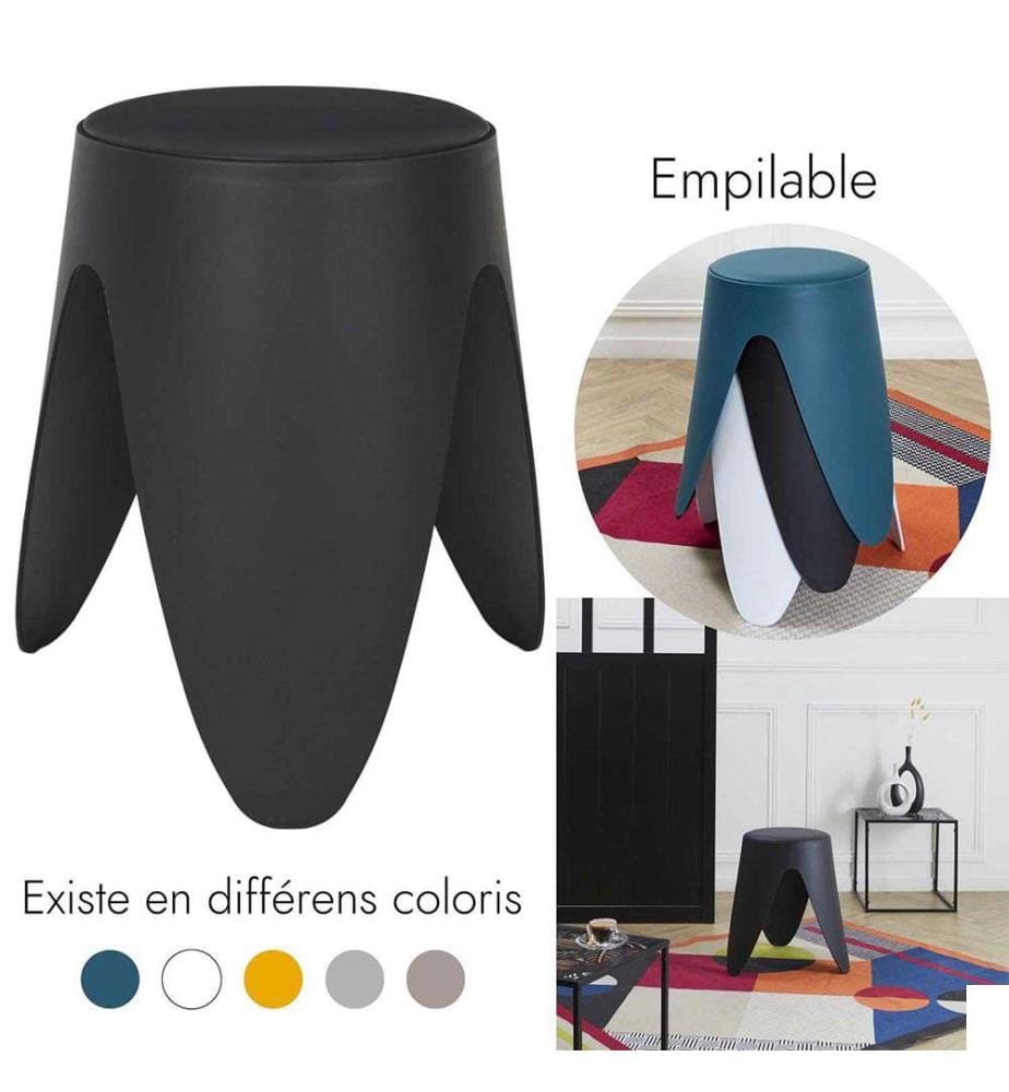 Tabouret Eve - Noir