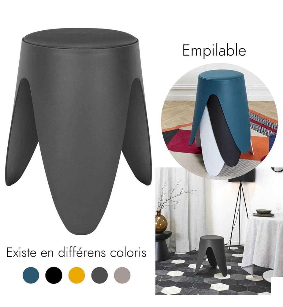 Tabouret Eve - Gris