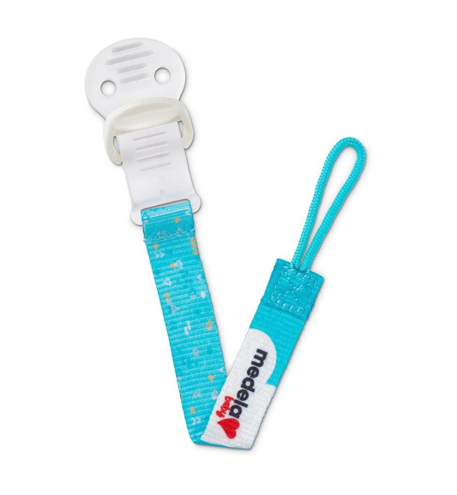 Attache-sucette bébé 0+M - bleu