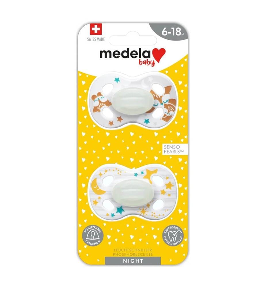 Duo Sucette NIGHT & NIGHT Animaux 6-18 M