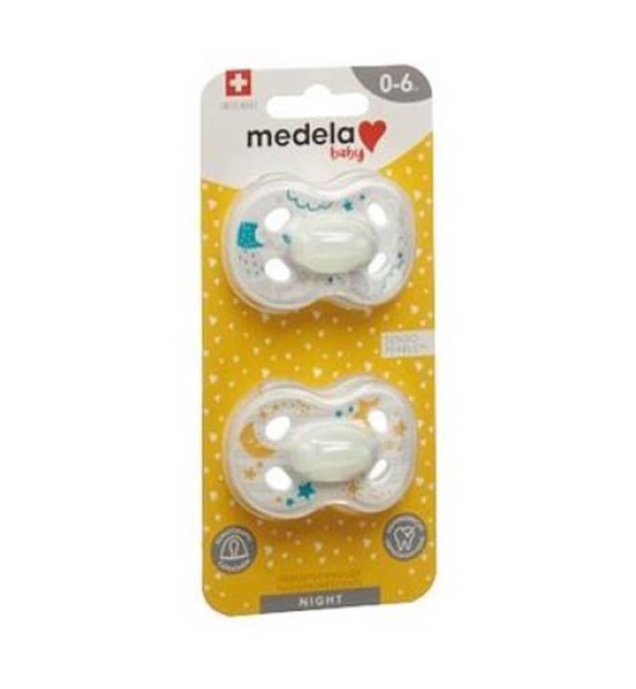Duo Sucette NIGHT & NIGHT Animaux 0-6 M
