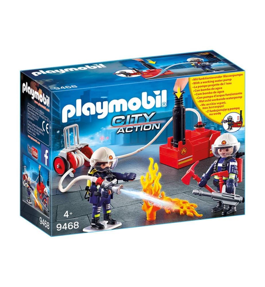 Pompiers avec matériel d'incendie - 9468