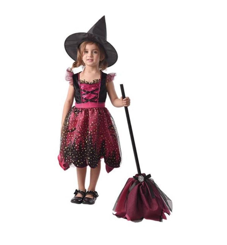 Sorcière Taille M, 3-4 ans / 92-104cm