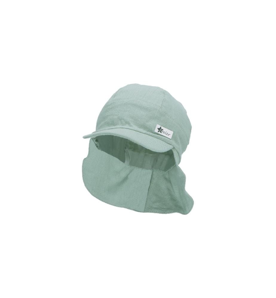 Bonnet estival Caractère lin Vert taille 39