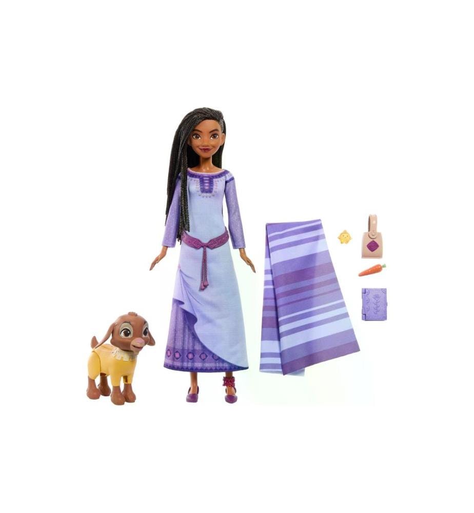 Mattel - Poupée Disney Wish Asha de Rosas