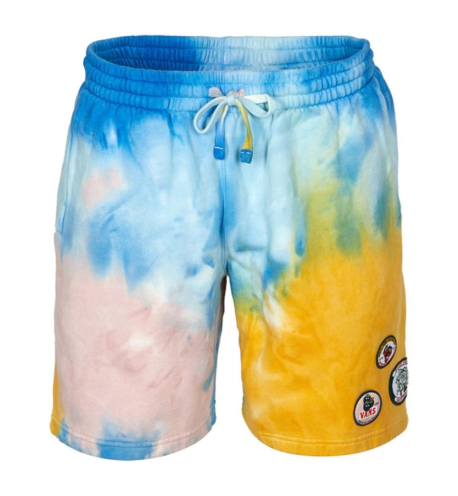 Short Fruit Stickers Loose Fleece Short - Multicolore