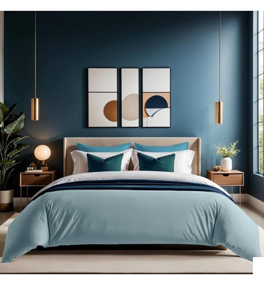 Housse de couette Renforcé 240 x 220 cm Tonne Mavie - Mint