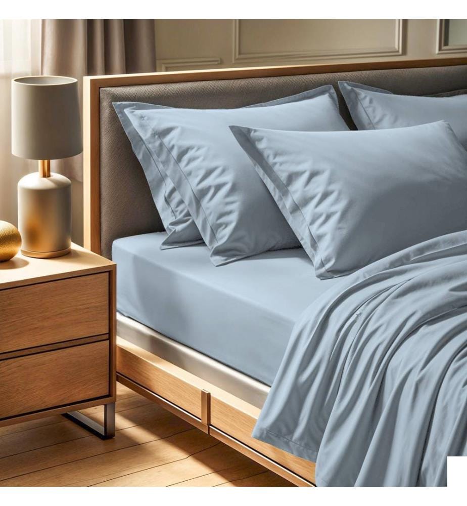 Drap-housse Renforcé 90 x 200 cm Tonne Marie - Bleu