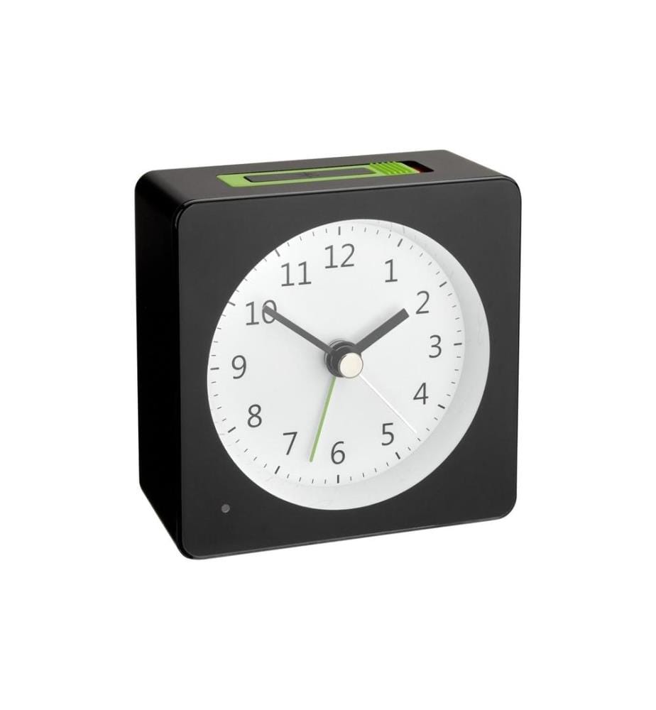 TFA DOSTMANN - Réveil classique Loom Noir