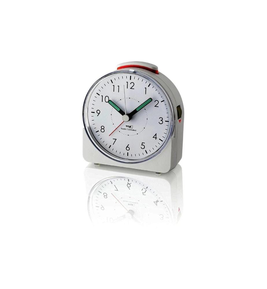 TFA DOSTMANN - Réveil radio-piloté Sunrise Blanc