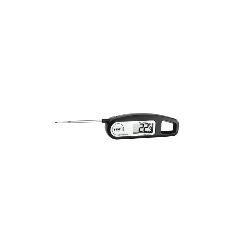 TFA DOSTMANN - Thermomètre à sonde THERMO JACK, Noir