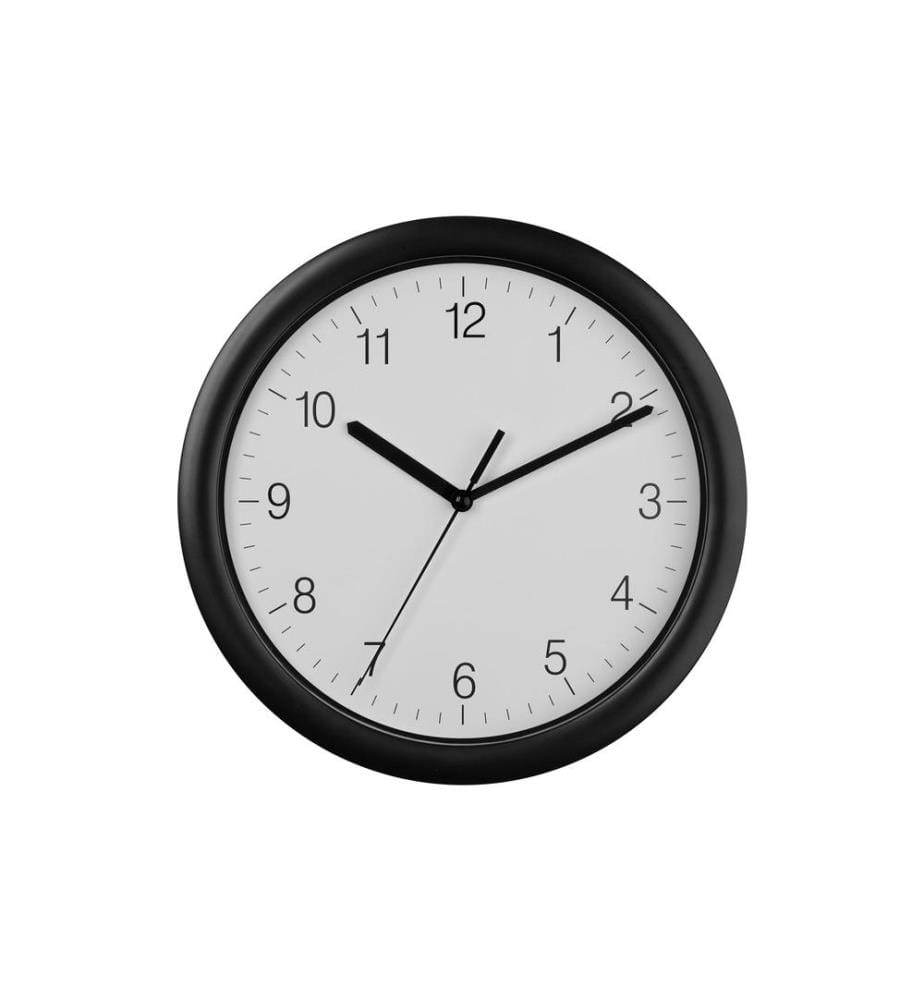 TFA DOSTMANN - Horloge murale avec balayage Ø 25.4 cm, Noir