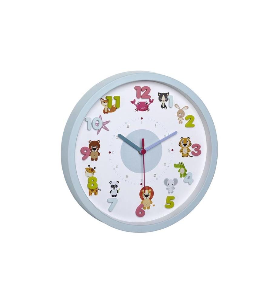 TFA DOSTMANN - Horloge murale Little Animal Multicolore