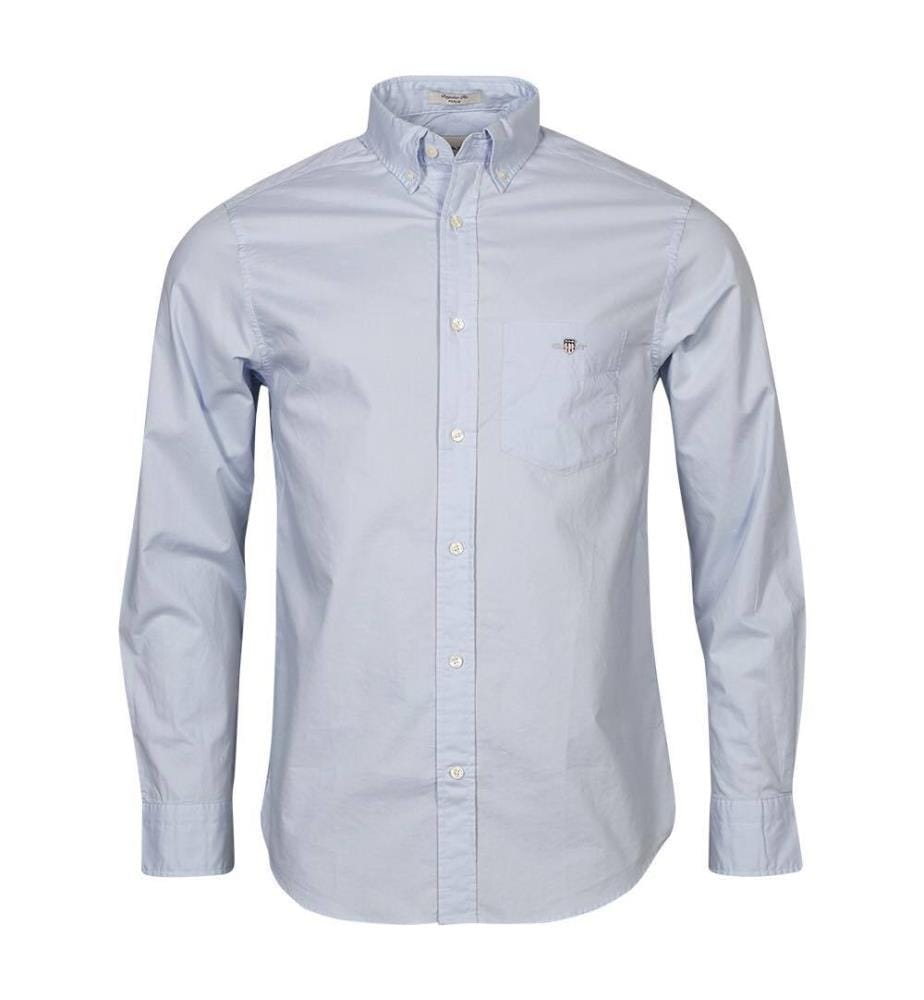 Chemise Regular Fit Poplin - Bleu Clair