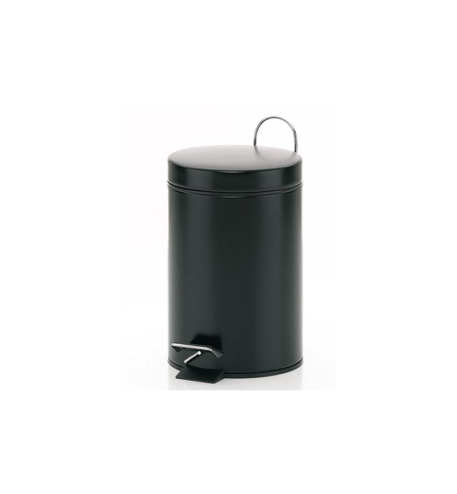 KELA - Poubelle cosmétique Monaco 3 l, Noir