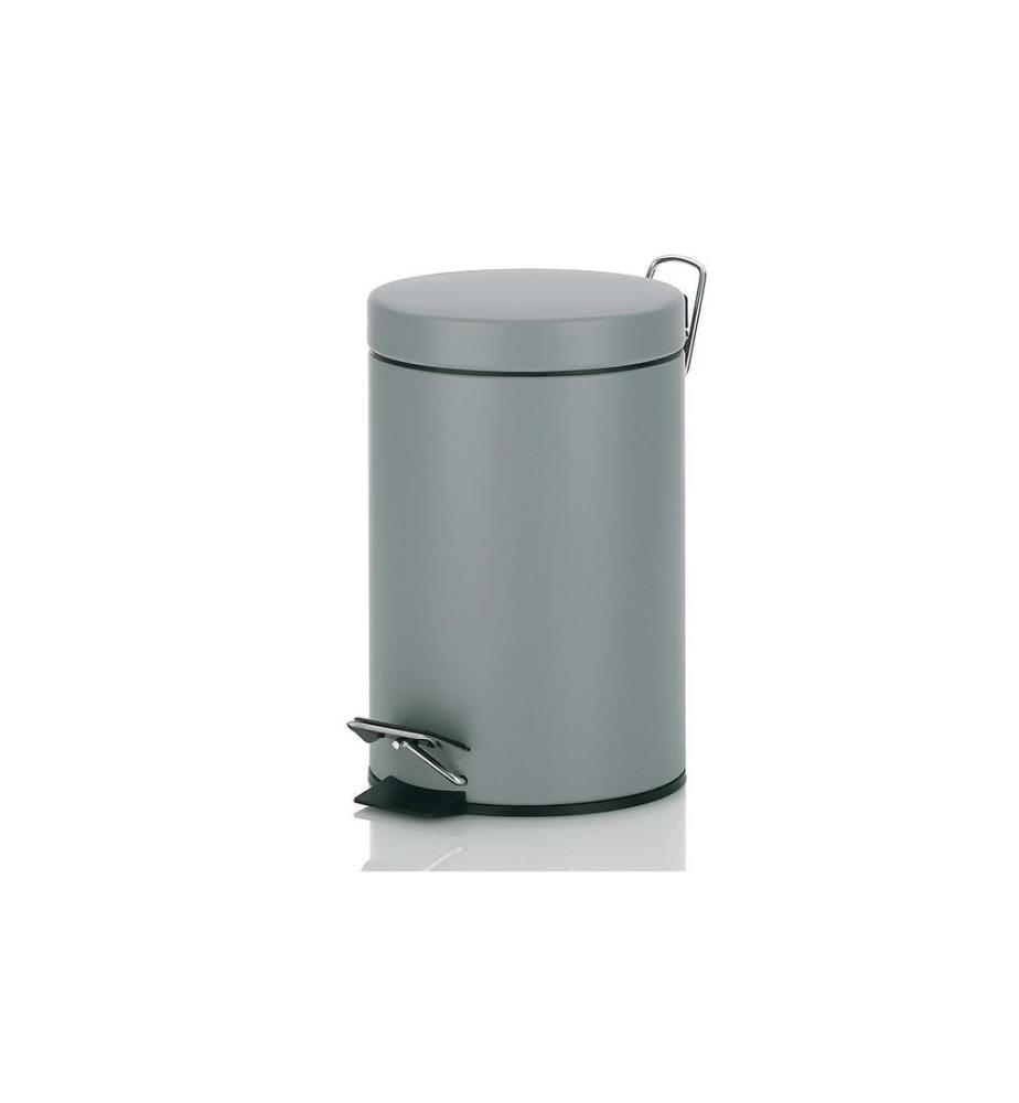 KELA - Poubelle cosmétique Monaco 3 l, Gris clair