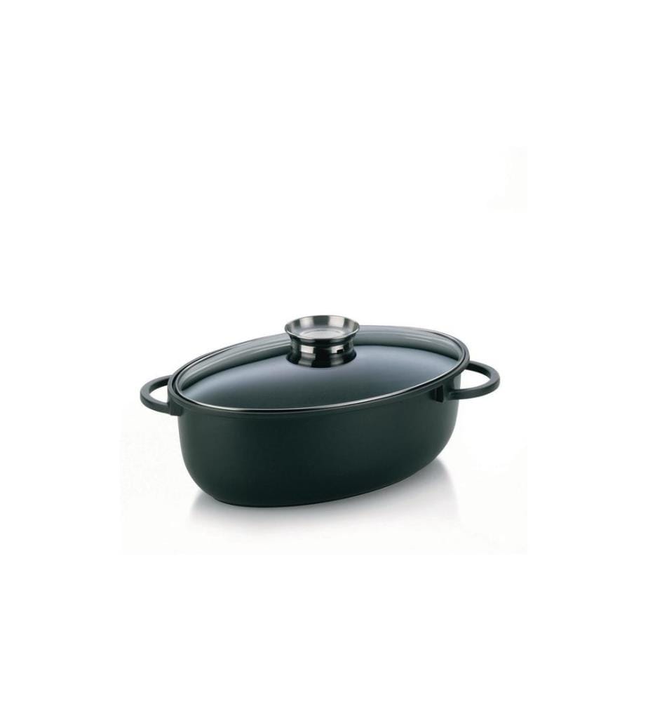 KELA - Rôtisseur Kerros avec couvercle 45 x 28 cm, 8 l