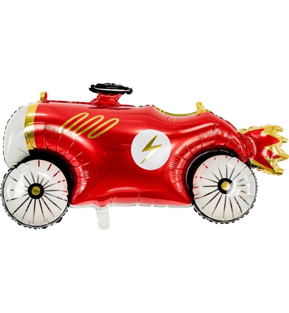 PARTYDECO - Ballon en aluminium Car Rouge