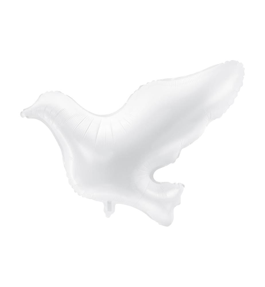 PARTYDECO - Ballon en aluminium Pigeon Blanc