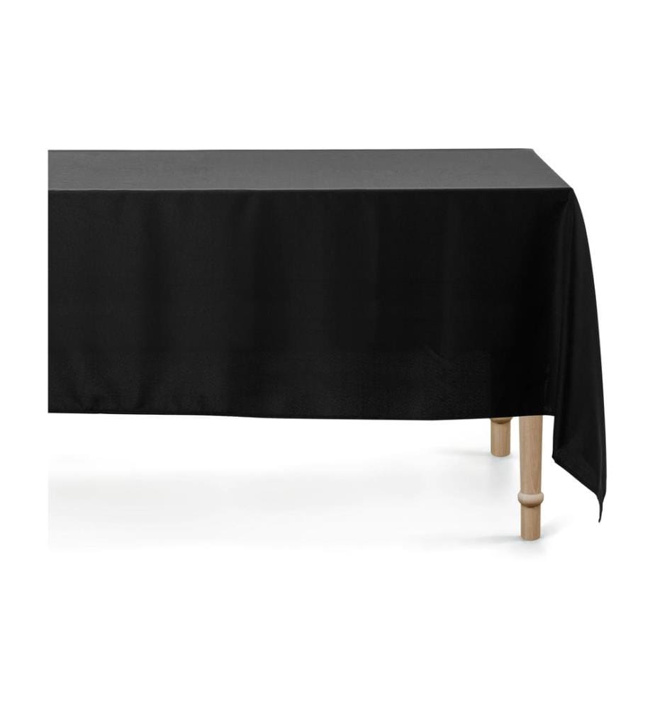 PARTYDECO - Nappe Rectangulaire noir mat, 180 x 300 cm, 1 pièce