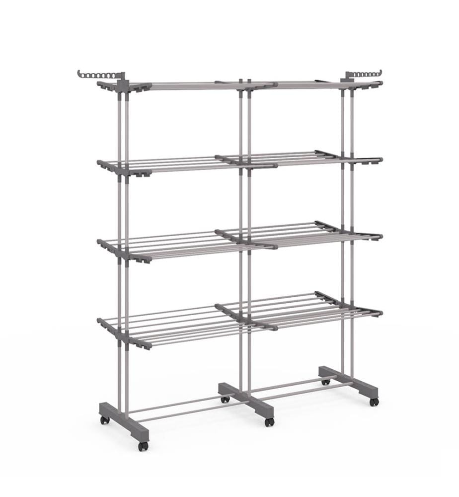 Séchoir extensible pliable 4 niveaux - 50m d'étendage