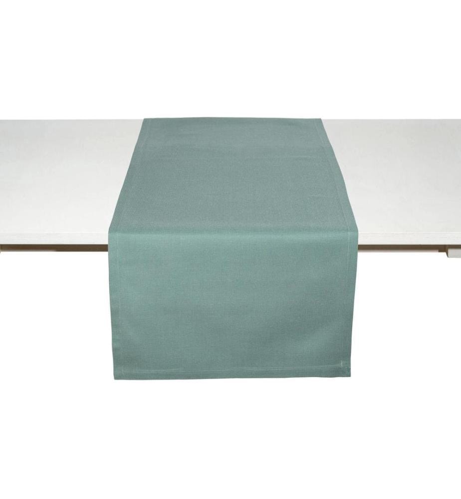 PICHLER - Chemin de table Lido 48 cm x 1.5 m, Turquoise