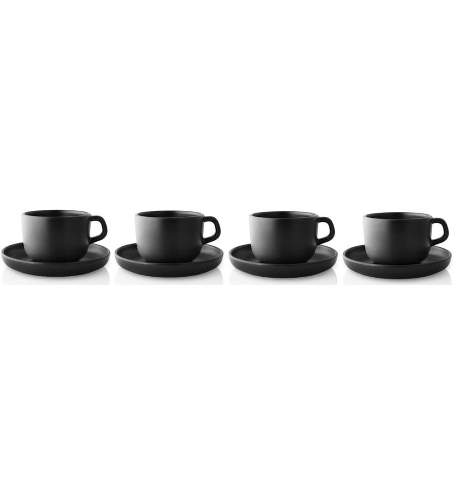 EVA SOLO - Tasse à café Nordic Kitchen 200 ml, 4 Pièce/s, Noir