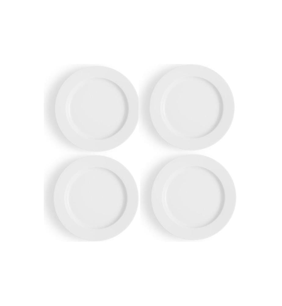 EVA SOLO - Assiette non décorative Legio Ø 25 cm, 4 Pièce/s, Blanc