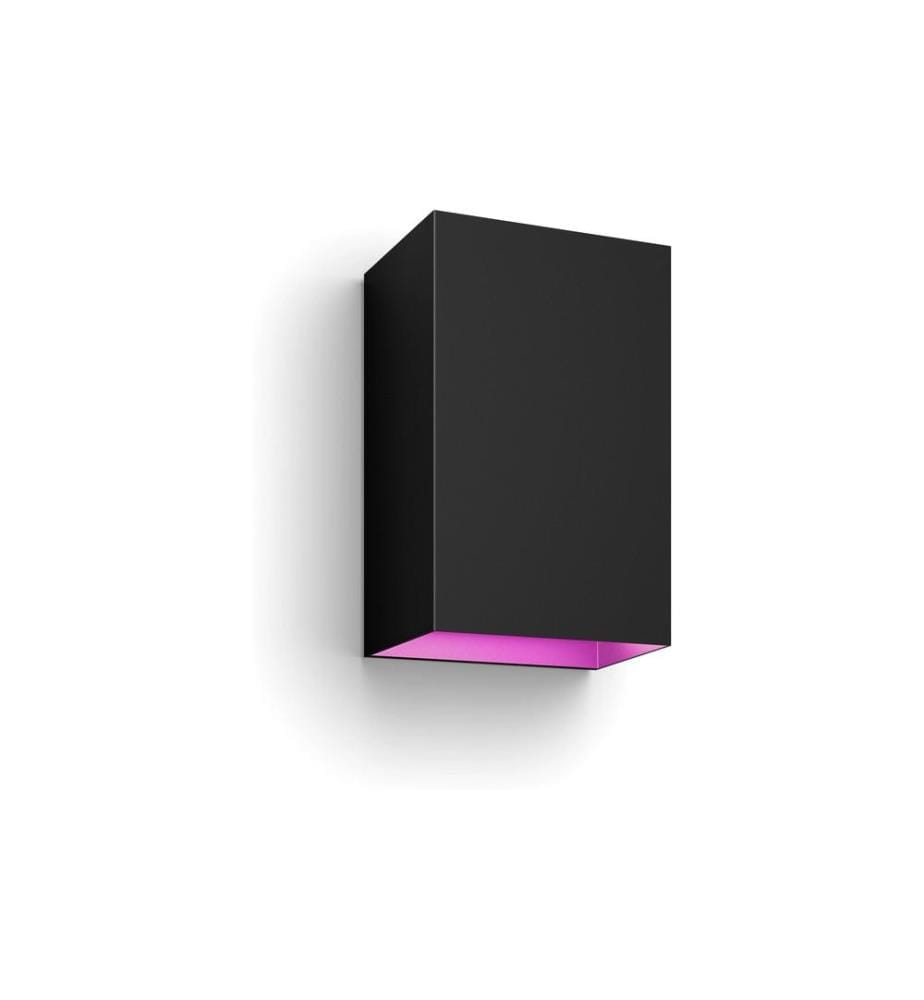 PHILIPS HUE - White & Color Ambiance Outdoor Resonate Applique murale noire
