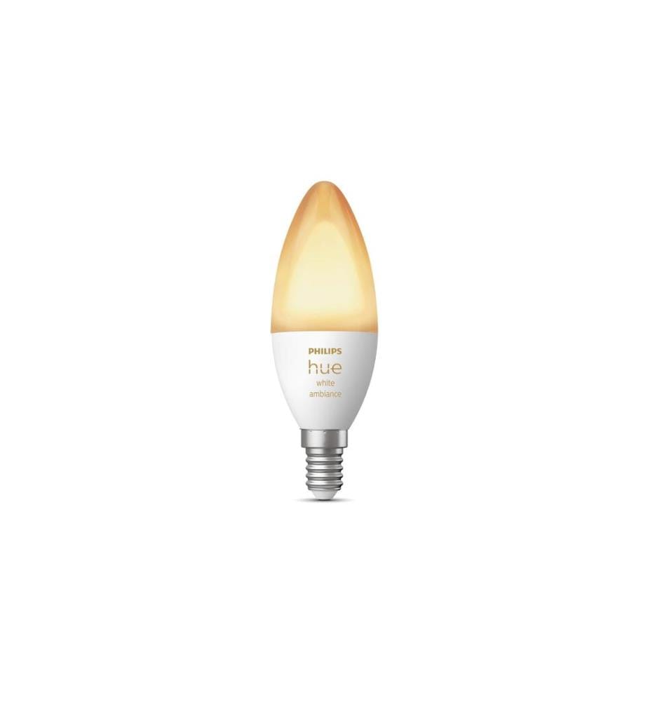 PHILIPS HUE - Ampoule White Amb. pack individuel E14 320 lm