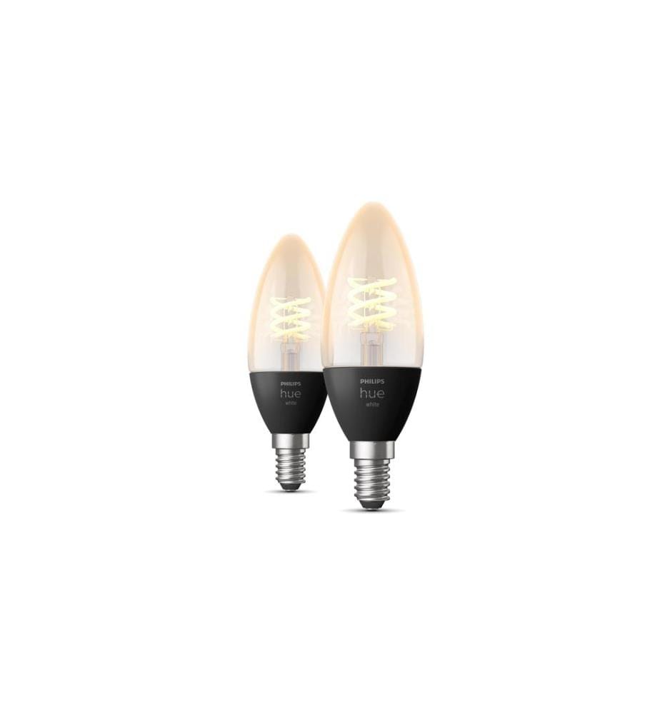 PHILIPS HUE - Ampoule White E14 Bougie double filament 2 x 300 lm